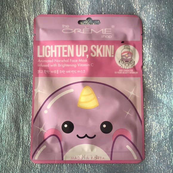 6/$15 the Creme Shop Lighten Up, Skin! Brightening Sheet Mask - Picture 2 of 7